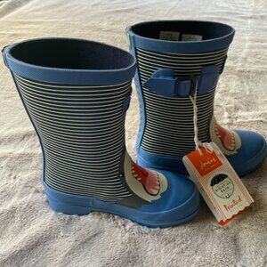 Joule Boys Shark Right as Rain Printed Rainboots - Size US 12